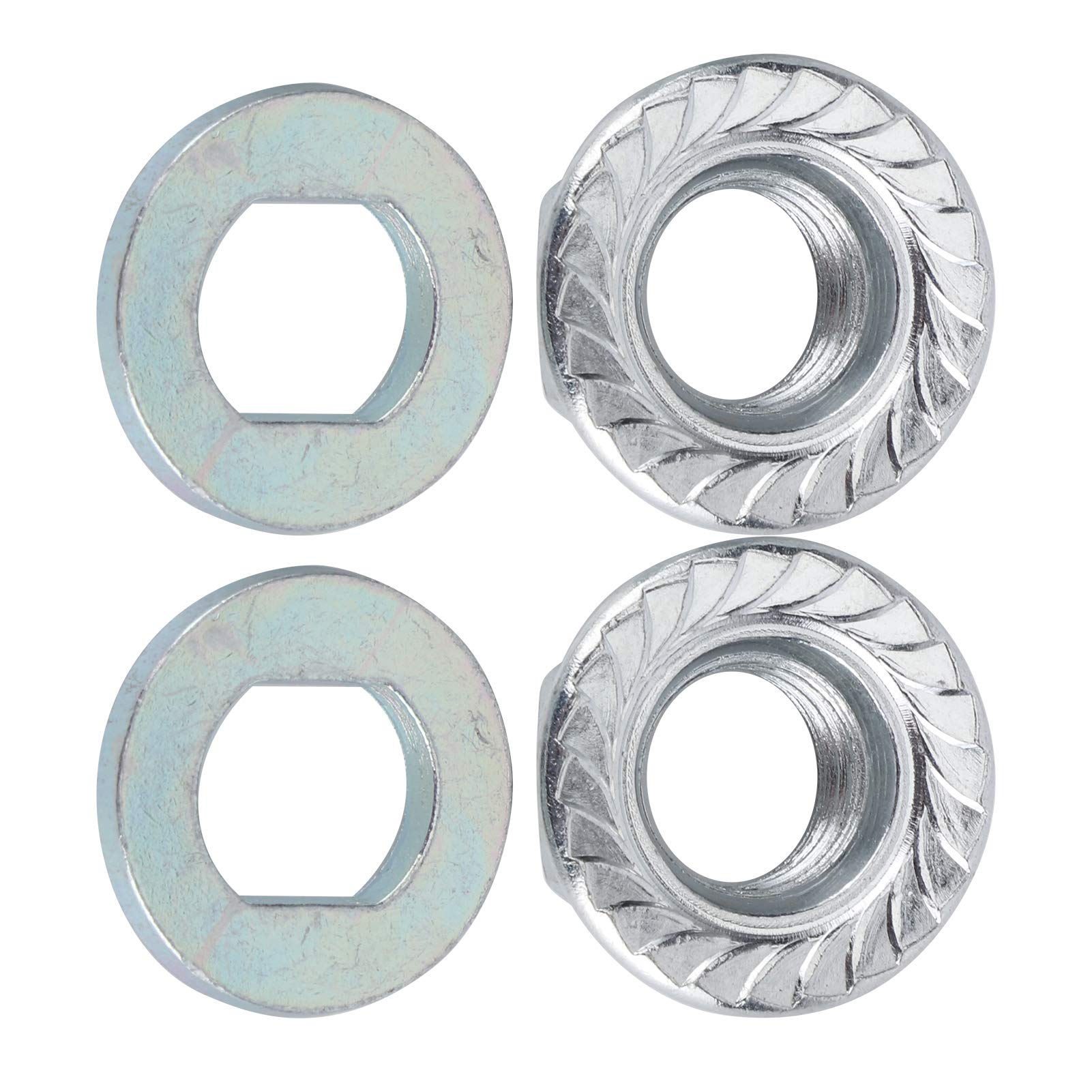 Premium Steel Alloy Scooter Nuts - Durable Front Motor Wheel Replacement Parts for Electric Scooters | Perfect for DIY Repairs & Maintenance