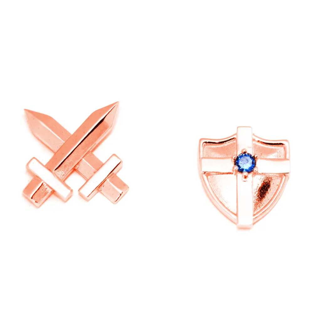 Paladin Earring - Stylish Medieval Fantasy Jewelry for Women - Perfect for Cosplay, Renaissance Fairs & Everyday Wear