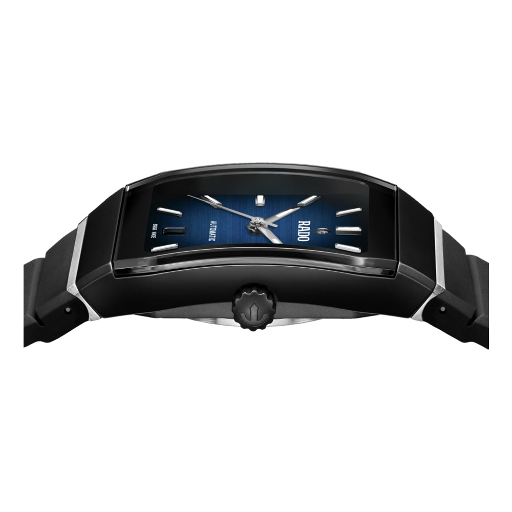 Anatom Automatic 32.5mm Blue Dial Men's Watch with Rubber/Ceramic Strap - Perfect for Casual Wear, Office & Outdoor Activities