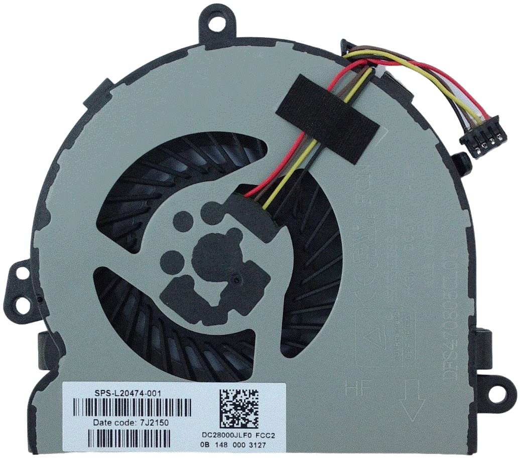 Wangpeng® Replacement Cooling Fan for HP 15-DA 15-DB Laptop - CPU Cooling Fan L20474-001 - High Performance Laptop Fan for Gaming, Work & Study - Perfect for Overheating Prevention & Laptop Maintenance