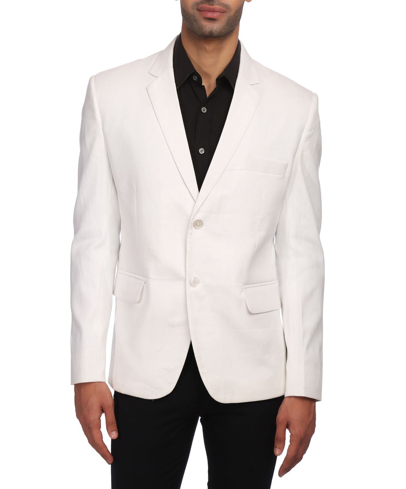 Vintage Men's Linen Blazer Jacket - Slim Fit Casual & Formal Coat for Evening Events, Business & Weddings | Breathable Lightweight Summer Sport Coat in Multiple Colors