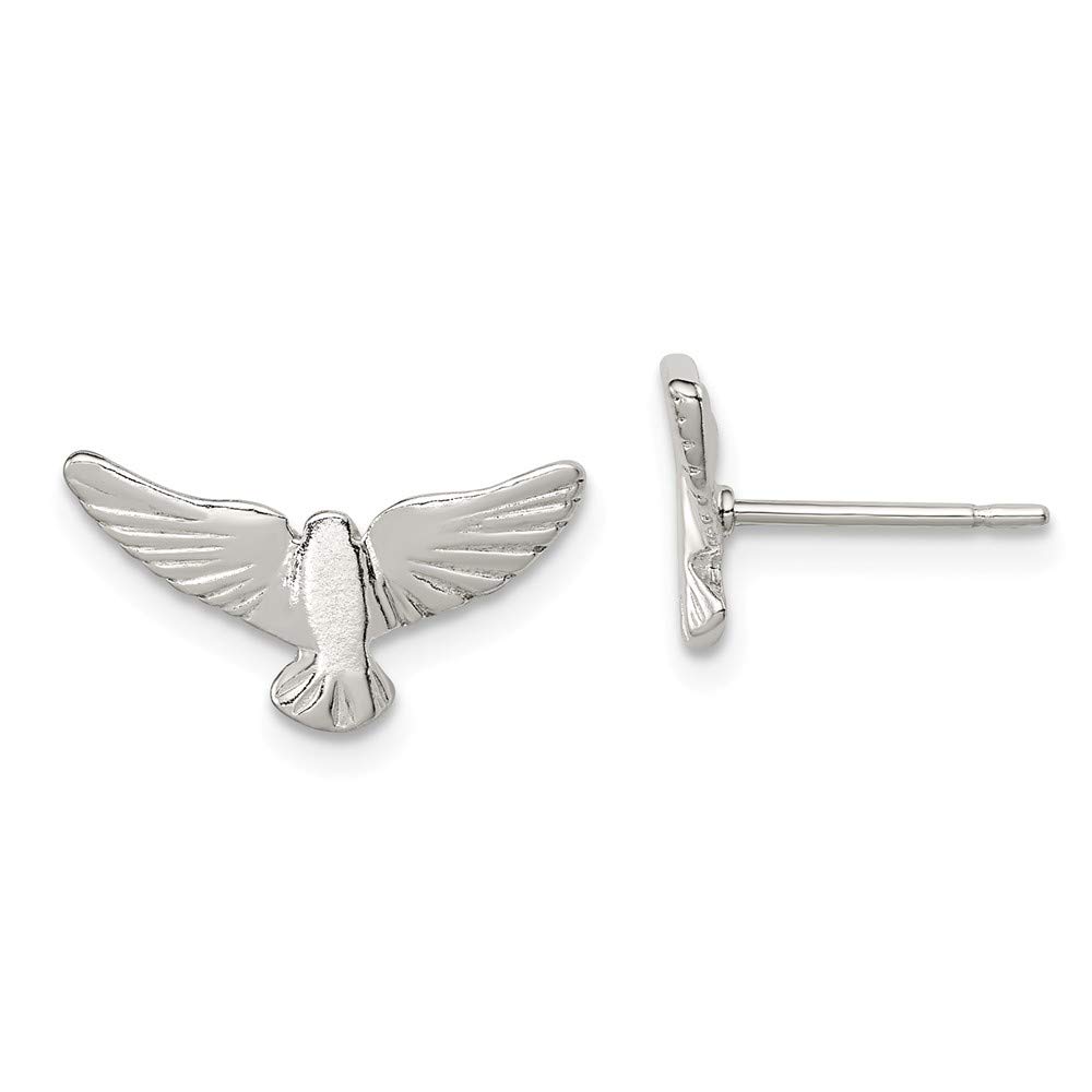 Sterling Silver Bird Mini Earrings for Women - Dainty Small Bird Stud Earrings - Perfect for Everyday Wear, Gift Giving & Special Occasions