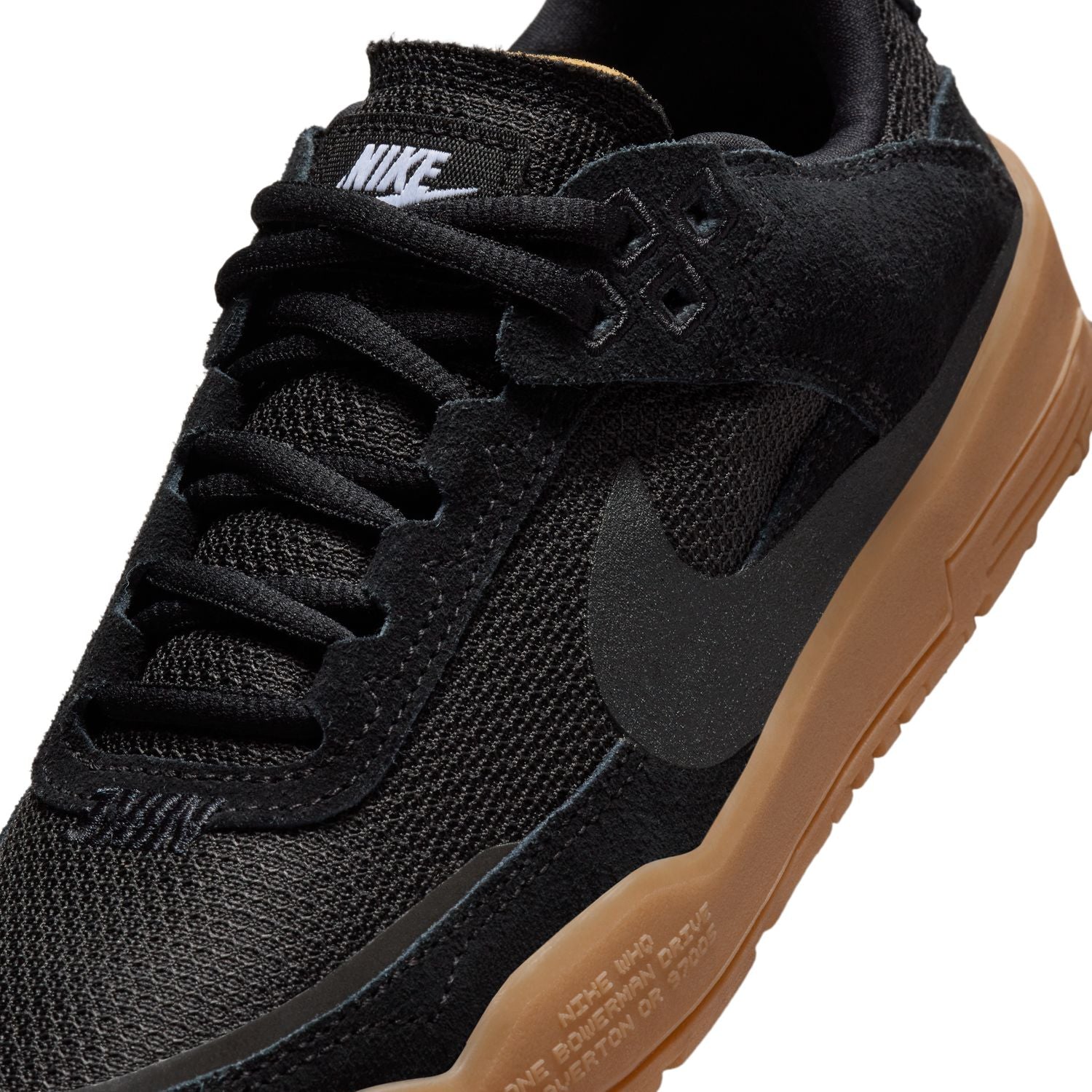 Kids SB Day One 'Black Gum' Sneakers - Comfortable Skate Shoes for Boys & Girls - Perfect for School, Skateboarding & Casual Wear