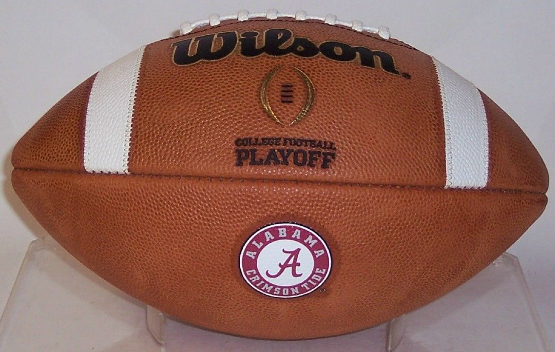 Official NCAA 2018 College Football Playoff CFP Alabama Crimson Tide Wilson Game Football - Perfect for Game Day, Tailgating & Collectors