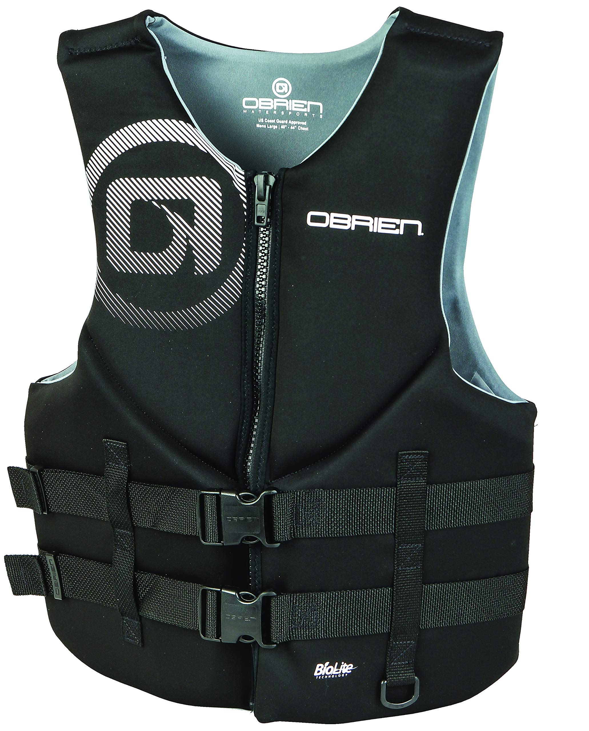 O'Brien Men's Traditional Neoprene Life Jacket - USCG Approved PFD for Boating, Fishing & Water Sports | Comfortable & Durable Safety Vest for Adults