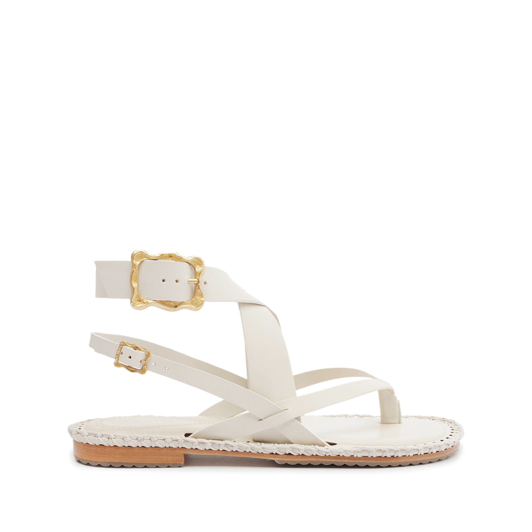 Keith Flat Leather Sandal - Women's Comfortable Casual Slide Sandals for Summer | Perfect for Beach, Vacation & Everyday Wear