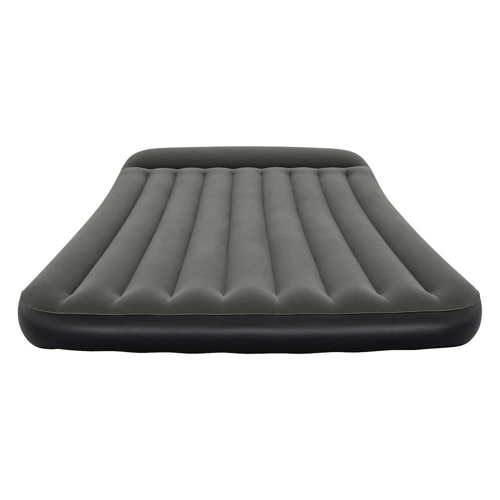 Bestway Queen Air Mattress - 30cm Inflatable Bed with Built-in Pump, Grey - Perfect for Camping, Guest Beds & Home Use