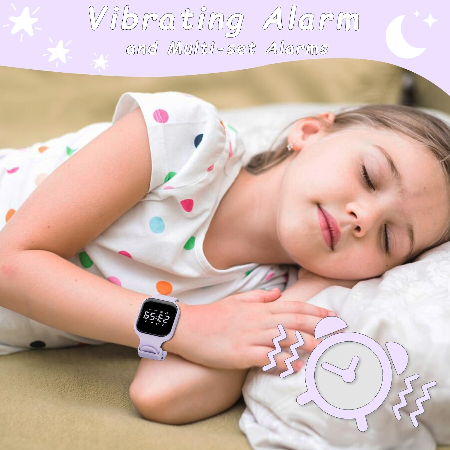 GOLDEN HOUR Kids Digital Sports Watch with Fitness Tracker, Alarm, Stopwatch - Waterproof Smart Watch for Boys & Girls Ages 4-12 - Perfect for School, Sports & Outdoor Activities