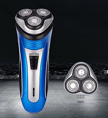 Professional Rechargeable Hair Clippers & Beard Trimmer for Men - 3D Floating Heads, Cordless Electric Shaver with Extra Blade, Blue | Perfect for Home Grooming, Travel & Salon Use