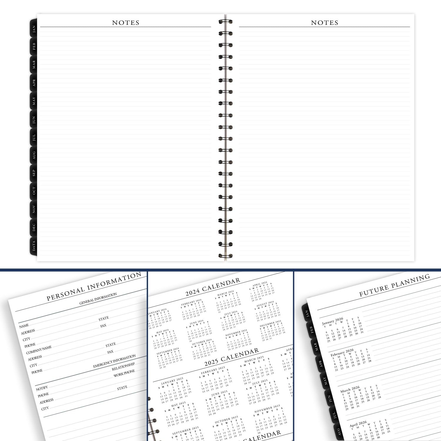 AT-A-GLANCE Executive 2025 Planner Refill - Weekly & Monthly Calendar, 8.25