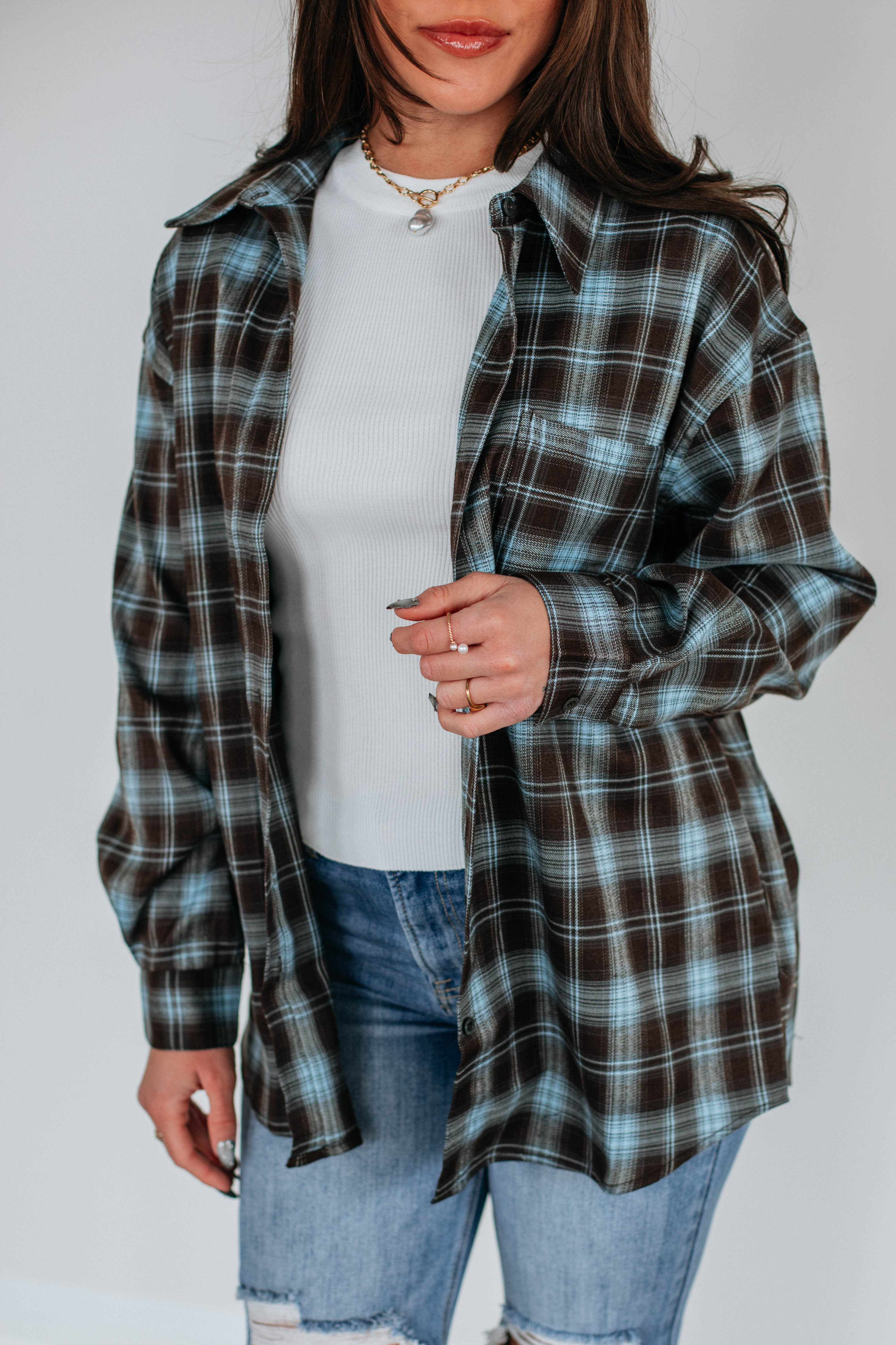 Ethan Oversized Flannel Shirt for Men - Soft Plaid Button Down Long Sleeve Shirt - Perfect for Casual Wear, Outdoor Adventures and Layering in Fall & Winter