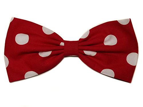 Red Large Polka Dots Hair Bow Headband for Women & Girls - Fashion Hair Accessories for Parties, Weddings & Everyday Wear