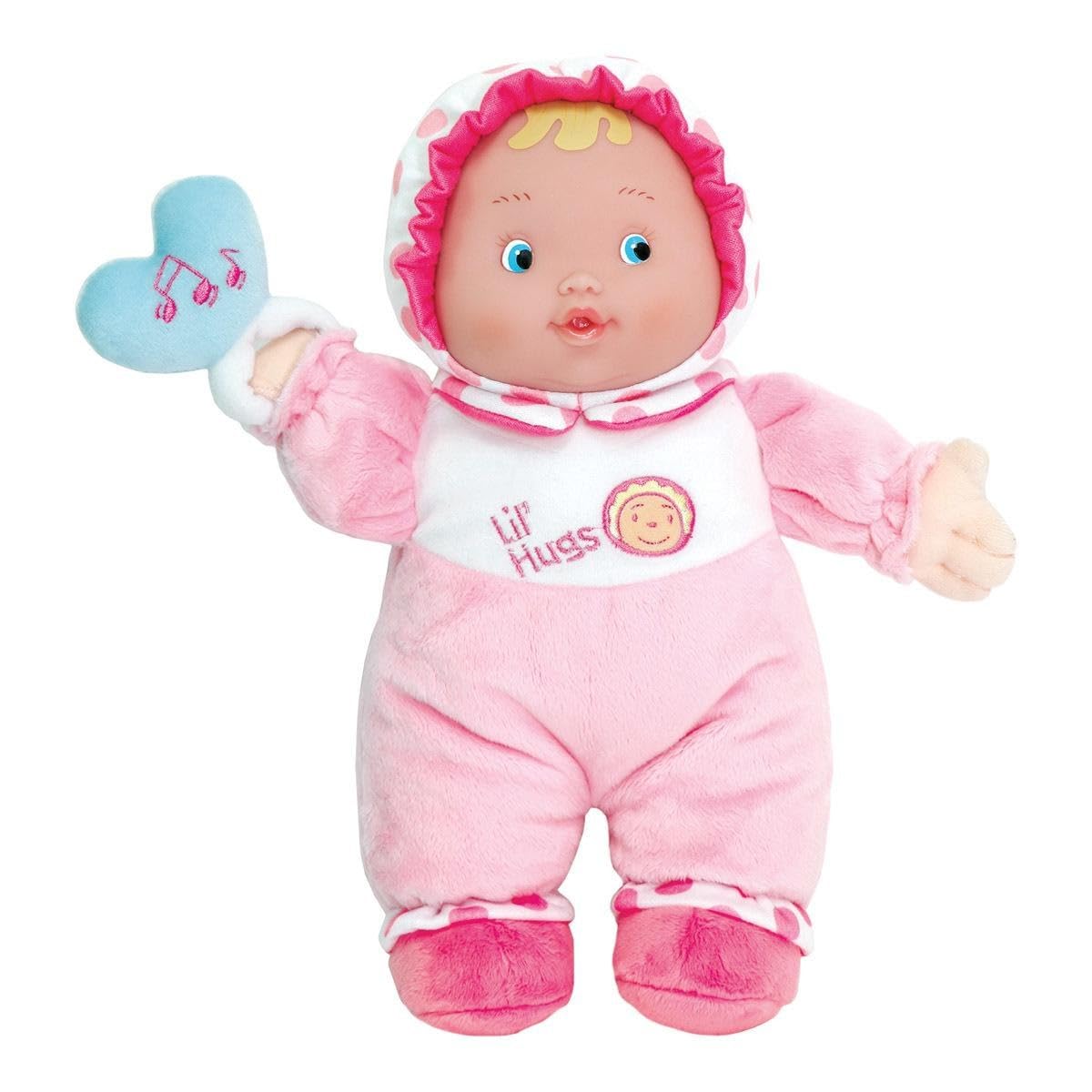 JC Toys Lil' Hugs Soft Body Dolls - 4 Pack of Cuddly Baby Dolls for Kids | Perfect for Pretend Play, Gift Giving & Nursery Decor