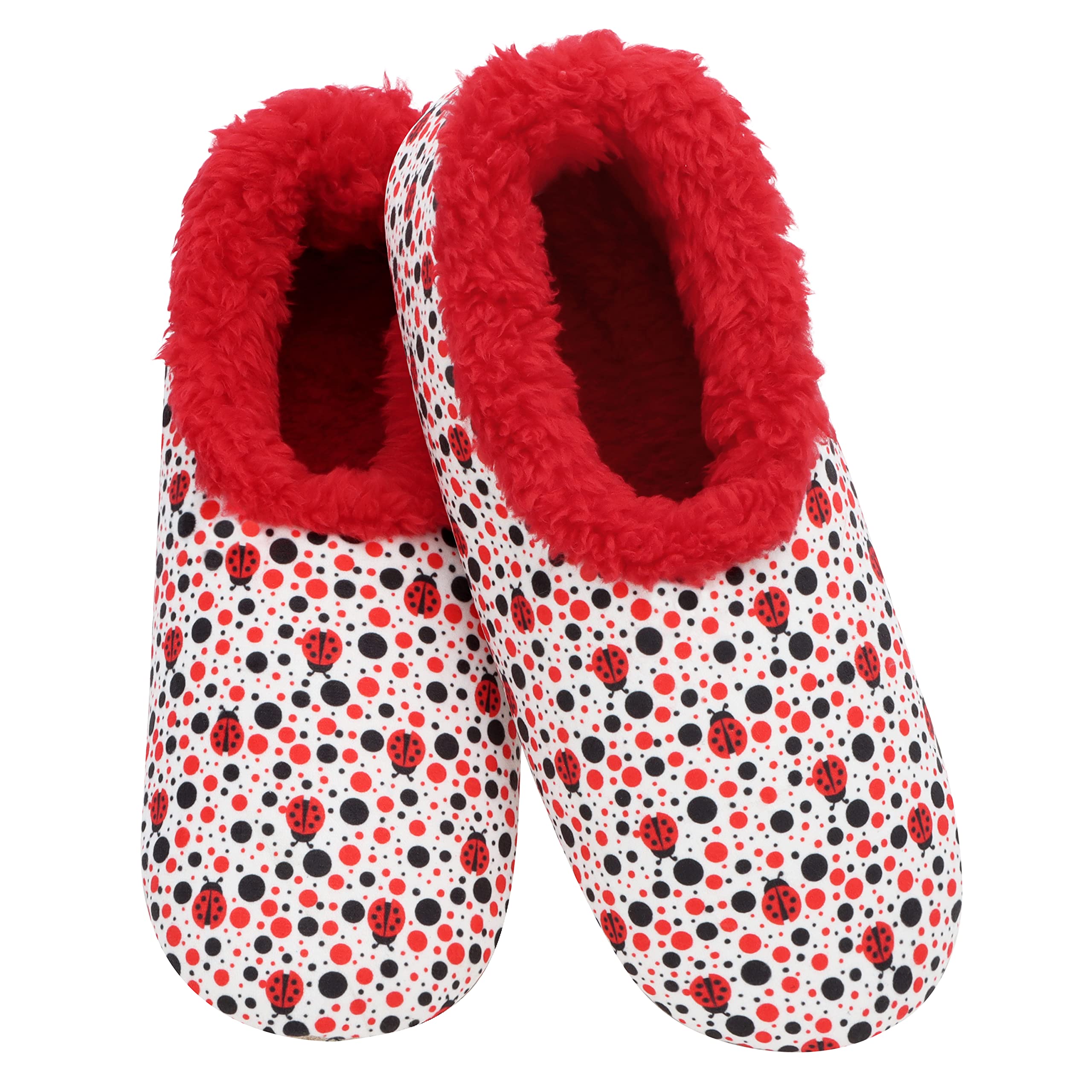 Snoozies Women's Cozy Slippers - Soft Indoor House Shoes with Non-Slip Sole for Comfort & Warmth - Perfect for Relaxing at Home, Lounging & Cold Winter Nights