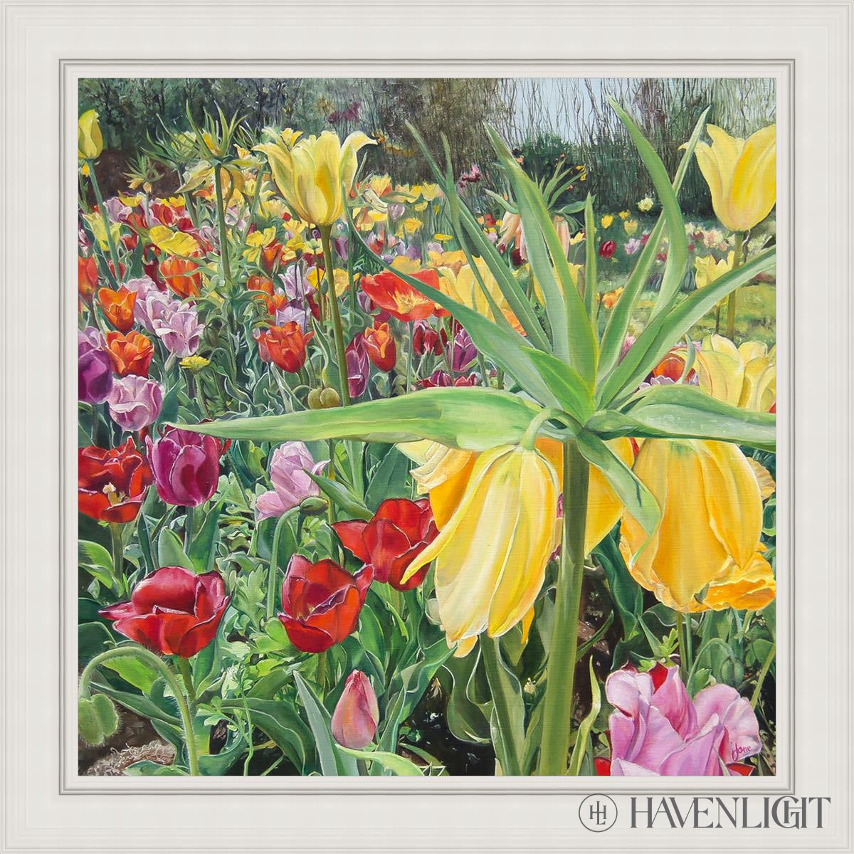 Carousel Tulips By Nila Jane Autry - Beautiful Artificial Silk Tulip Flowers for Home Decor, Wedding Centerpieces, and Spring Table Arrangements