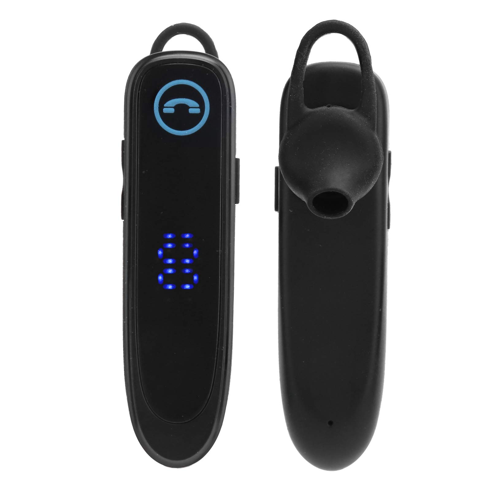 Wireless Earbuds Bluetooth 5.0 with Ear Hook - HiFi Stereo Sound, Dual Noise Cancelling, Power Display - Perfect for Sports, Driving & Business Meetings