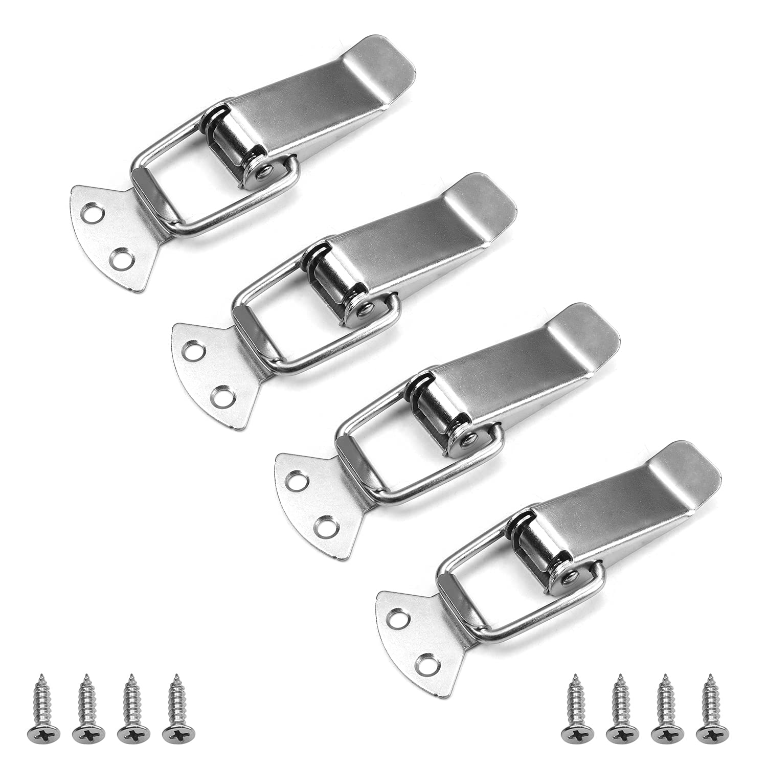 304 Stainless Steel Spring Loaded Toggle Latch Hasp - 3.43