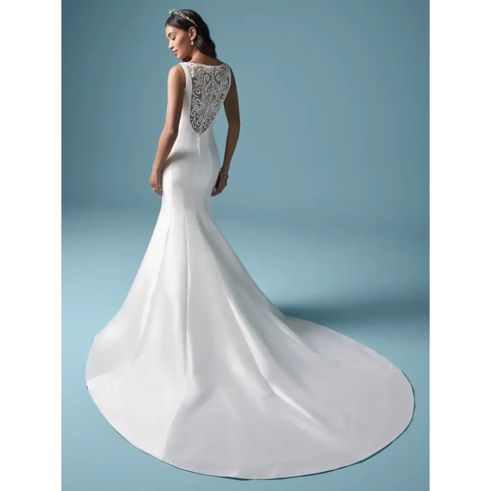 Nadia by Maggie Sottero Wedding Dress - Sample Sale | Elegant Lace Bridal Gown for Beach, Church & Formal Weddings