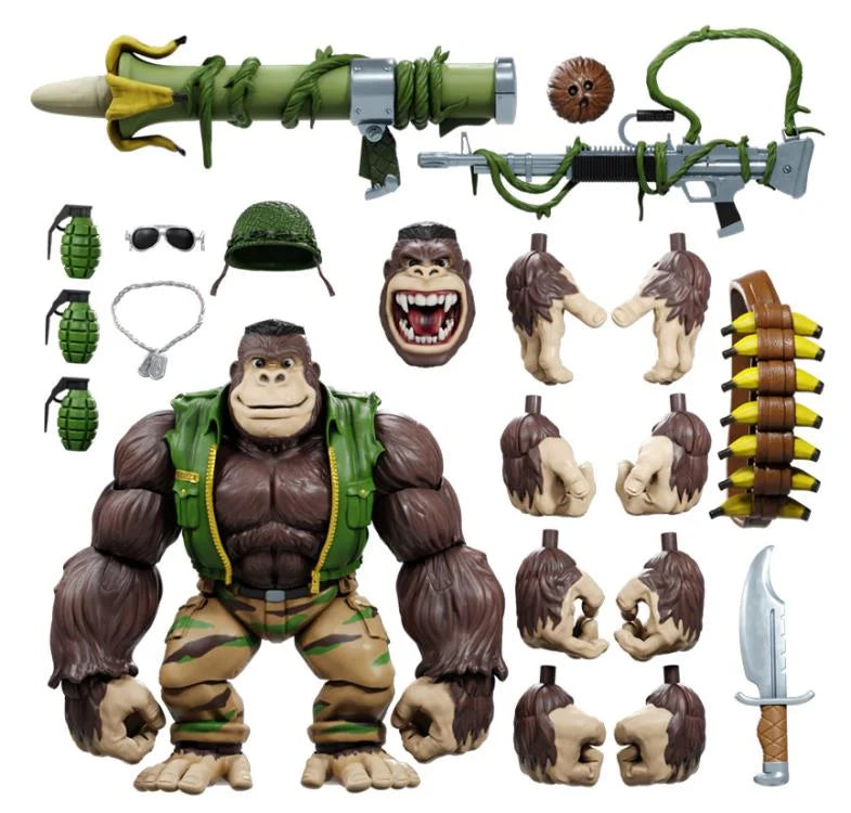 Super7 Teenage Mutant Ninja Turtles ULTIMATES! Action Figure by Guerrilla Gorilla - Collectible TMNT Toys for Fans, Perfect for Display & Play