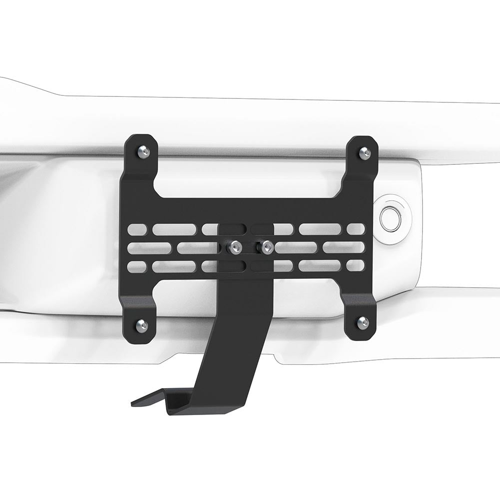 21-24 Ford Bronco License Plate Relocation Kit - Compatible with Standard Plastic Bumper | Off-Road Accessory for Enhanced Visibility & Legal Compliance