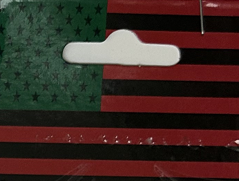 12x18 Afro American Stick Flag - ROUGH TEX® 100D Fabric with 30