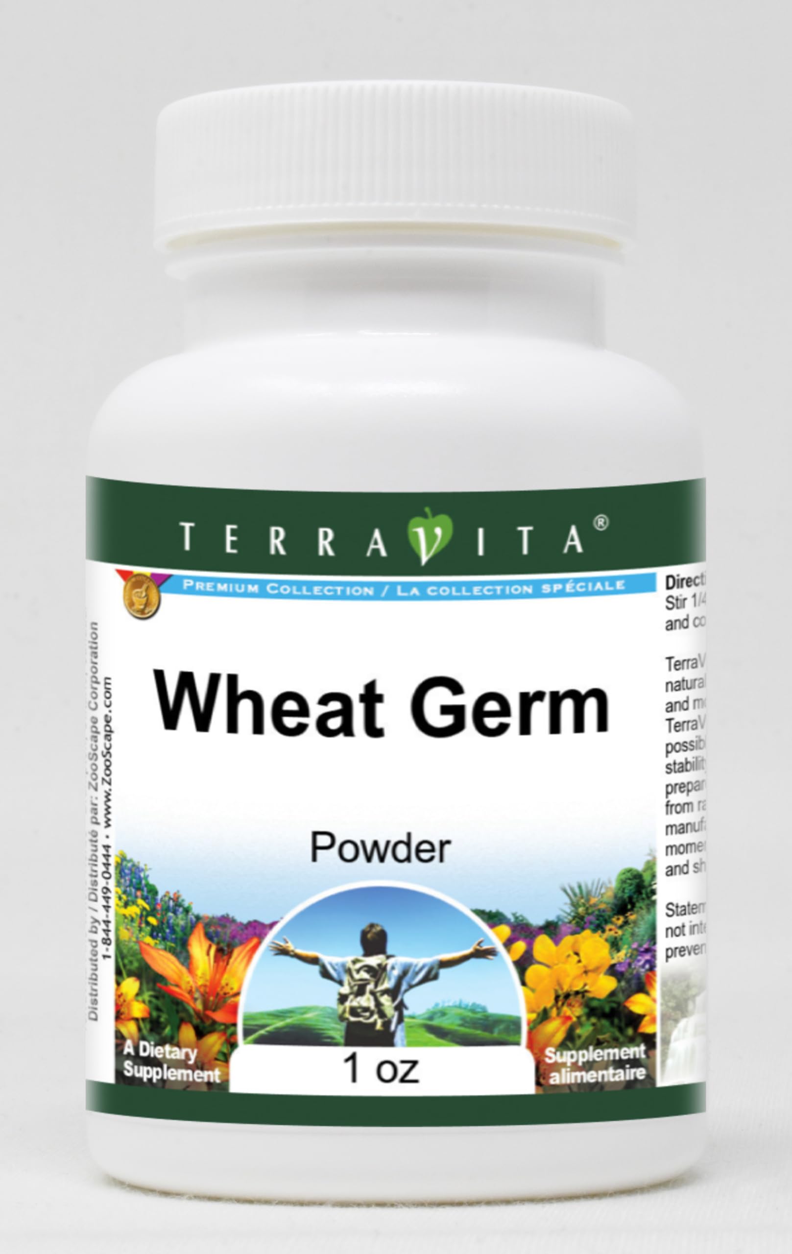 Organic Wheat Germ Powder (1 oz, 3-Pack) - Rich in Vitamin E & Fiber for Smoothies, Baking & Healthy Recipes | ZIN: 521621