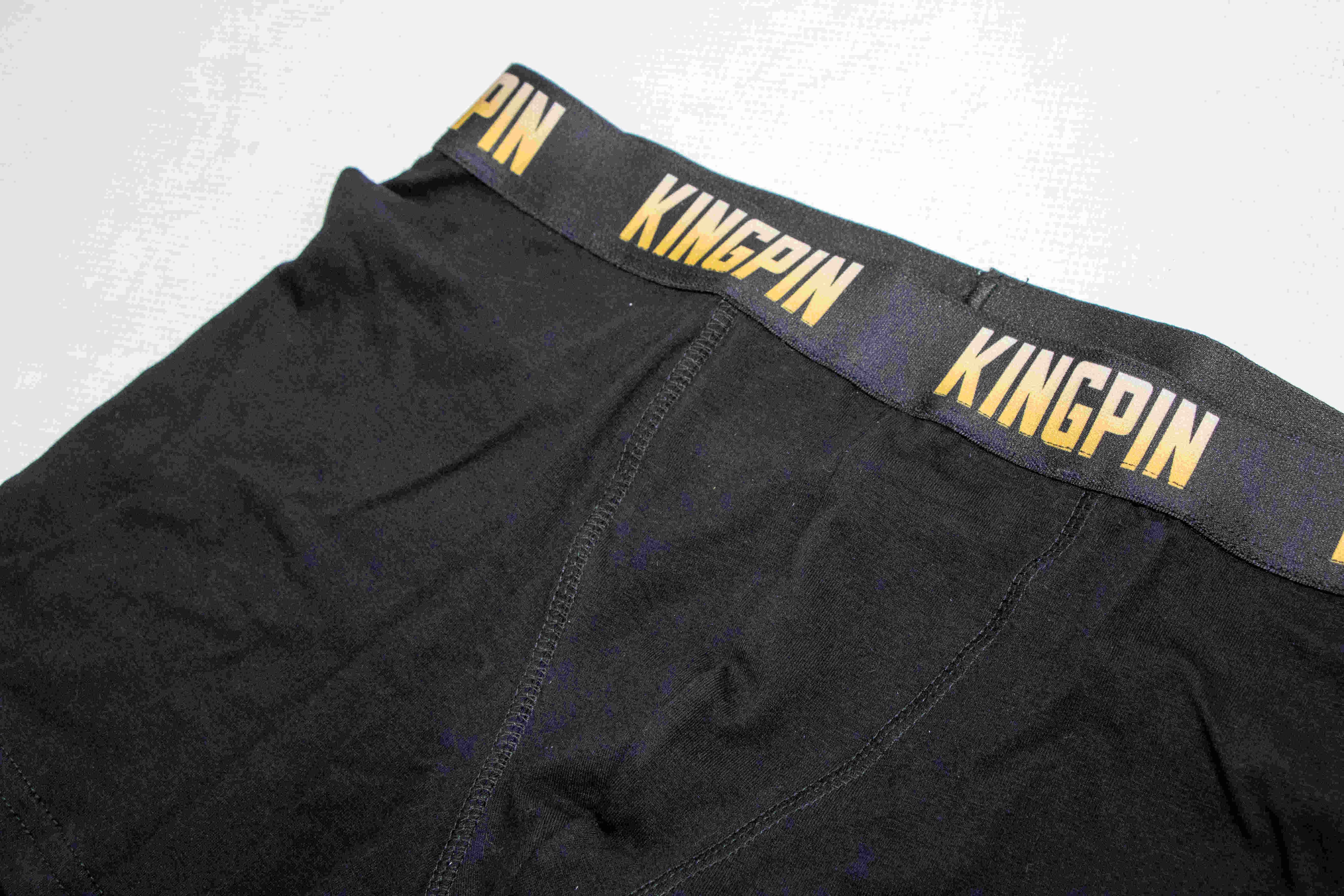 Boxer Kingpin Hombre (Black) - Premium Men's Underwear for Comfort & Style - Perfect for Everyday Wear, Gym & Sports