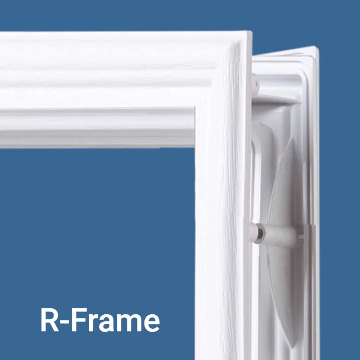 8 x 36 Entry Door Privacy Glass Insert with Rain Design - Frosted Glass Panel for Front Doors, Patio & Bathroom Windows - Enhances Security & Natural Light