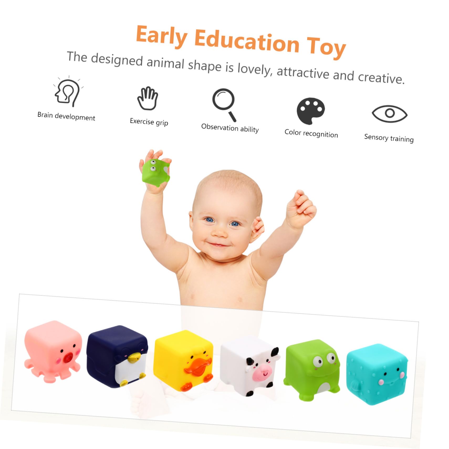 VICASKY 12 Pack Bath Toys for Kids - Non-Toxic PVC Bathtub Toys for Toddlers, Fun Water Play & Learning - Perfect for Bath Time, Pool, Beach & Sensory Play