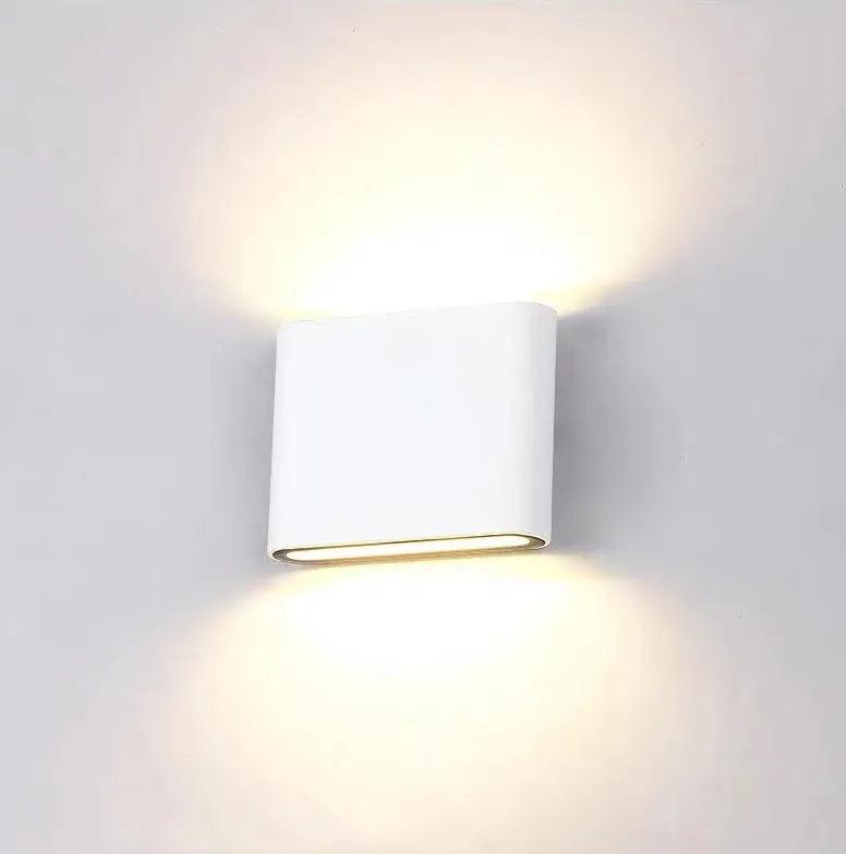 Modern Black Up and Down Wall Lights for Indoor Use - Perfect for Living Room, Bedroom, and Hallway Lighting