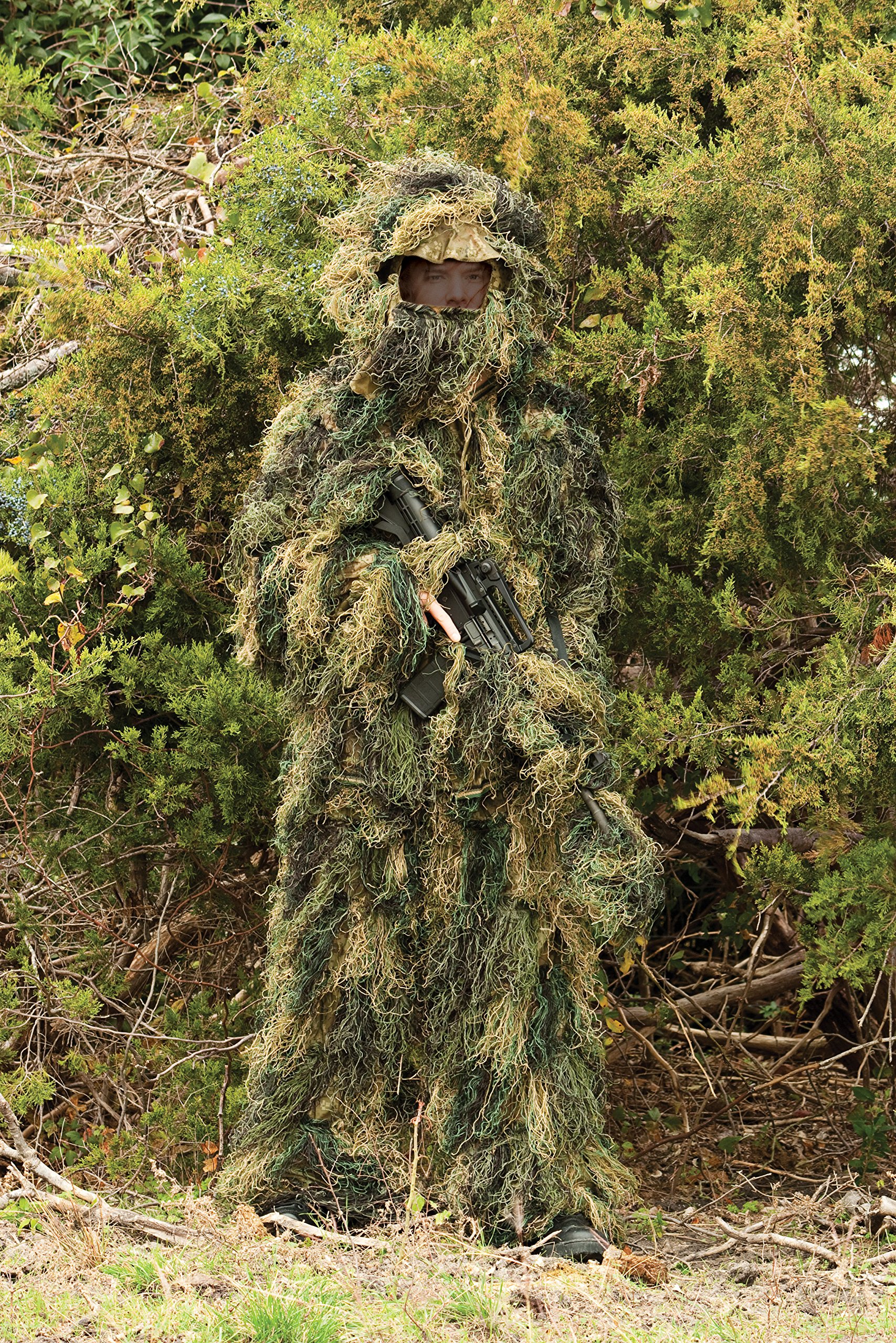 Red Rock Outdoor Gear Ghillie Suit - Camouflage Hunting Suit for Men | Perfect for Hunting, Airsoft & Tactical Training | Water-Resistant & Lightweight Design
