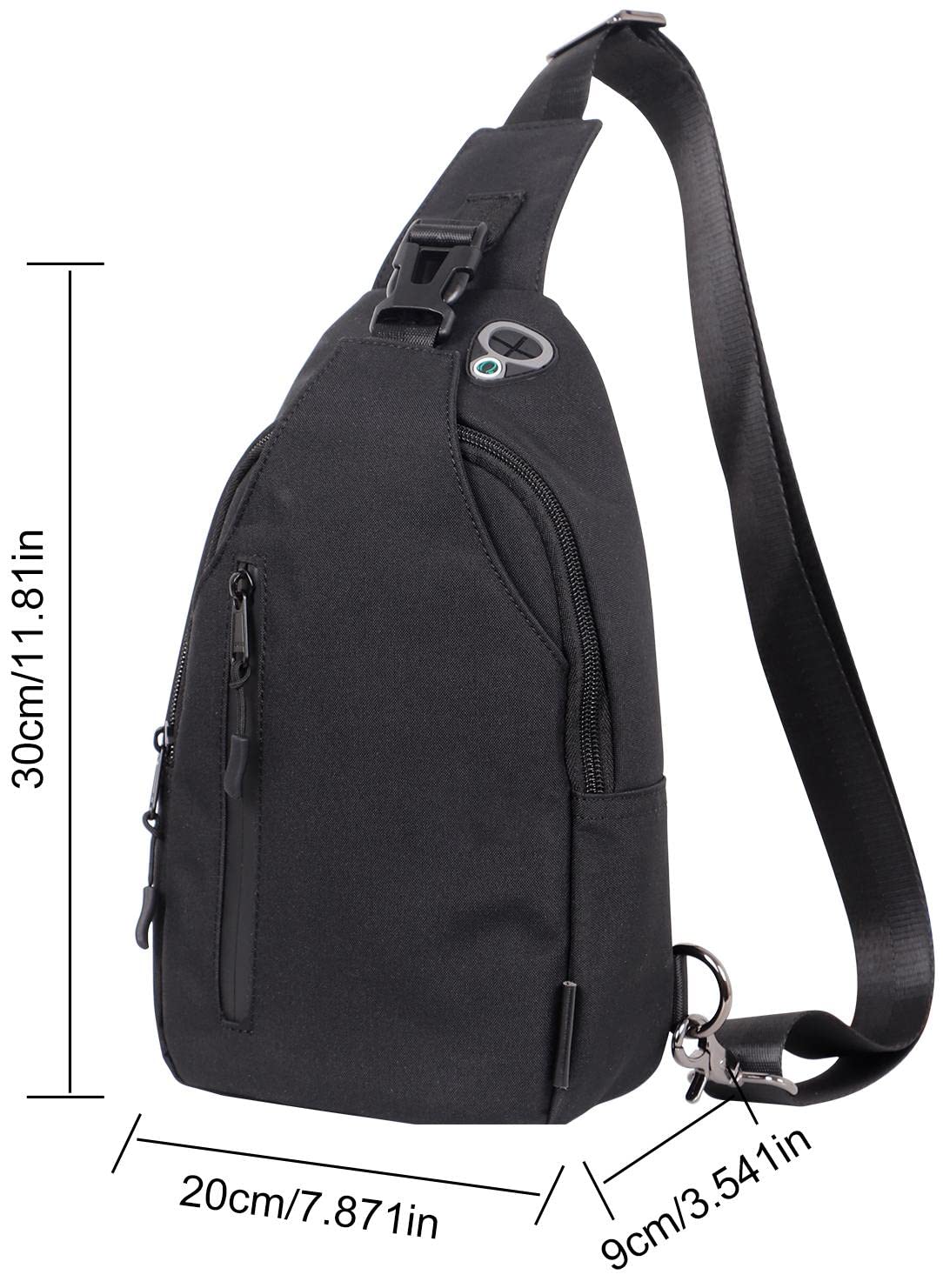 Trendy Waterproof Anti-Theft Sling Crossbody Bag for Women & Men - Perfect for Travel, Commuting, and Daily Use