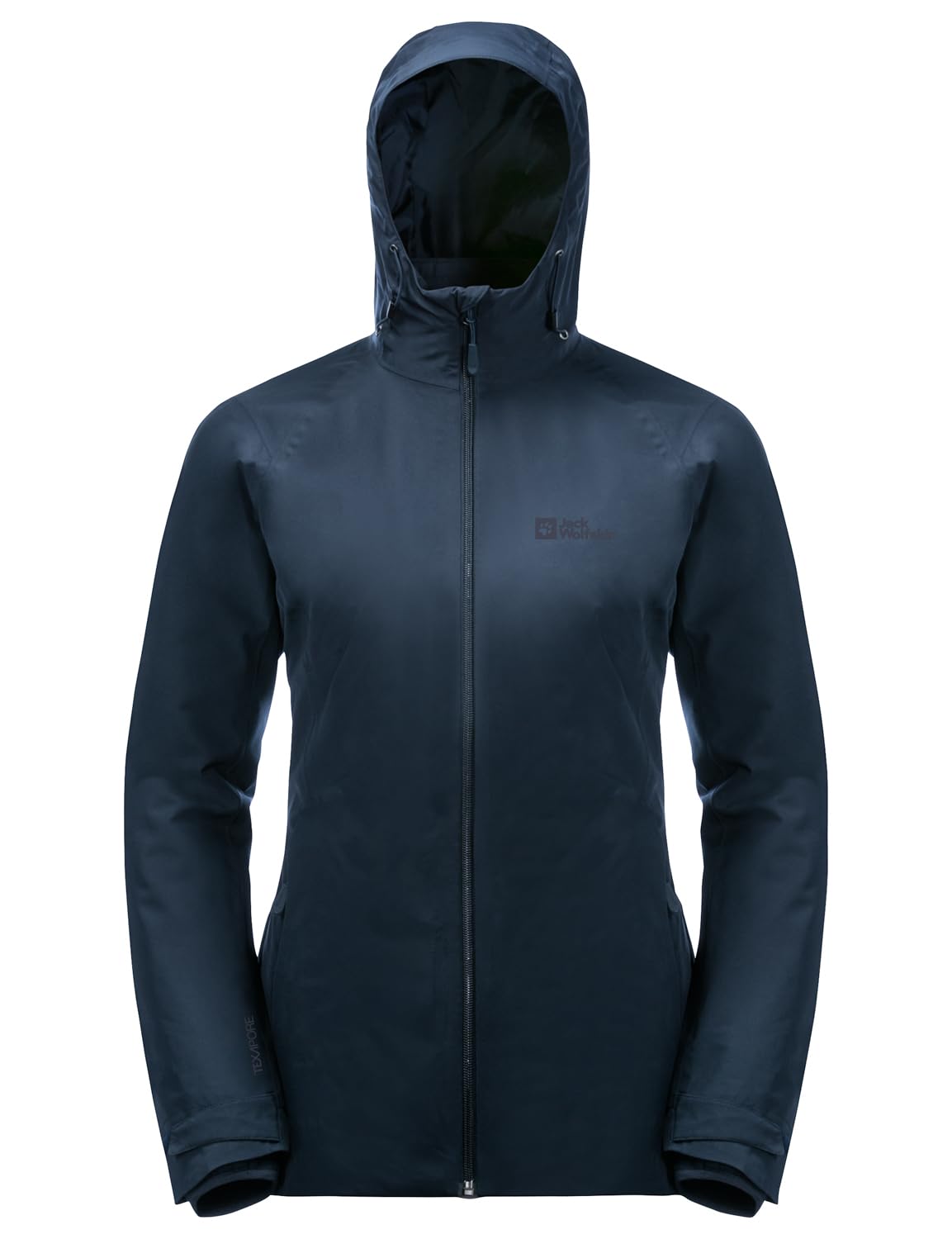Jack Wolfskin Women's Waterproof Hiking Jacket - Lightweight Windproof Outdoor Coat for Trekking & Camping | Perfect for Mountain Adventures & Winter Travel