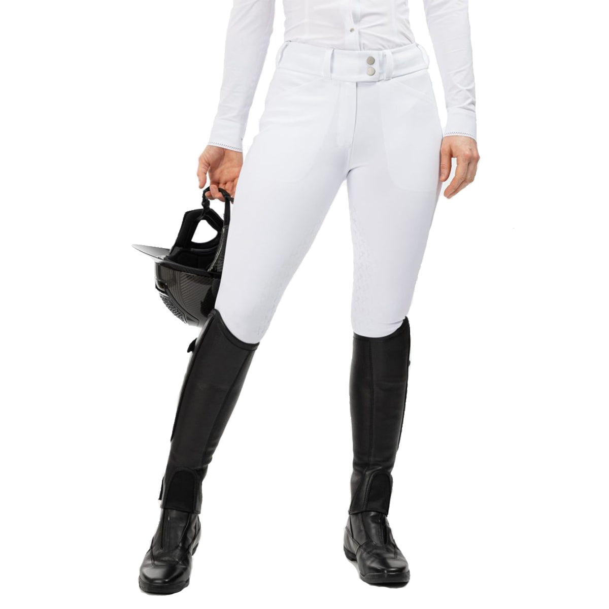 Freejump Women's Mary Knee Grip Breeches - Equestrian Riding Pants for Horseback Riding & Training - Comfortable Stretch Fabric for English & Western Riding