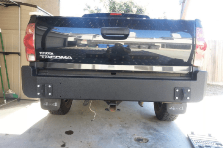 Body Armor TC 2961 Heavy Duty Rear Bumper for 2005-2015 Toyota Tacoma | Off-Road Protection & Towing Upgrade | Perfect for Trail Riding & Truck Customization