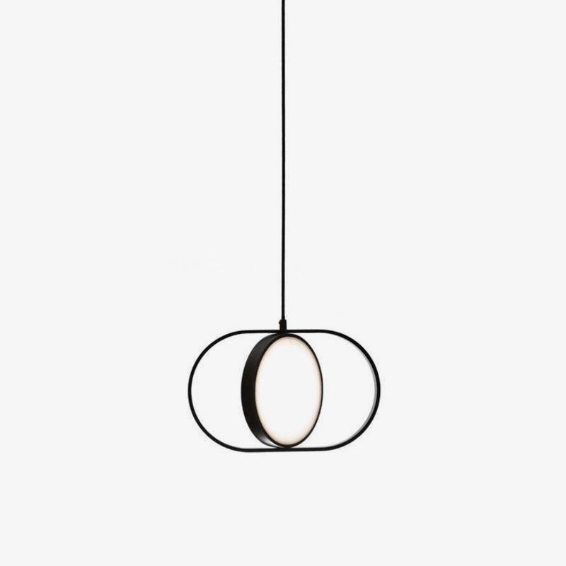 Modern KUU Pendant Light - Adjustable Hanging Chandelier for Kitchen Island, Dining Room & Bedroom - Dimmable LED Ceiling Light Fixture with Vintage Industrial Design