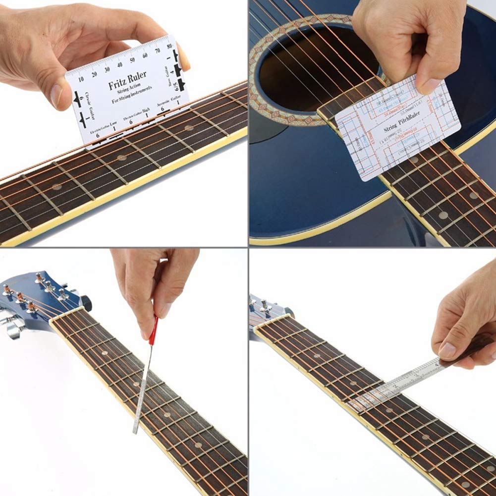 **Professional Guitar Repair Kit - Complete Multi-Function Maintenance Tools with Pliers for Guitar Enthusiasts | Portable & Easy to Store | Perfect for Home, Studio & Travel Use**