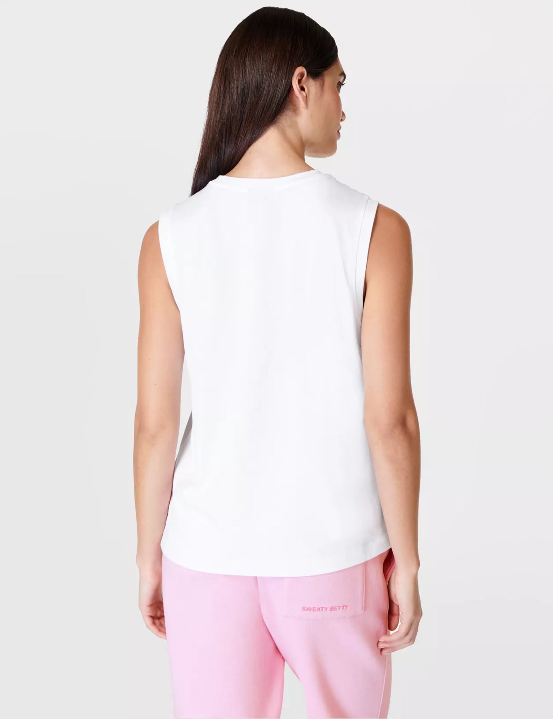 Essential Sleeveless Vest for Women - Breathable White Tank Top | Perfect for Gym, Yoga & Summer Outfits