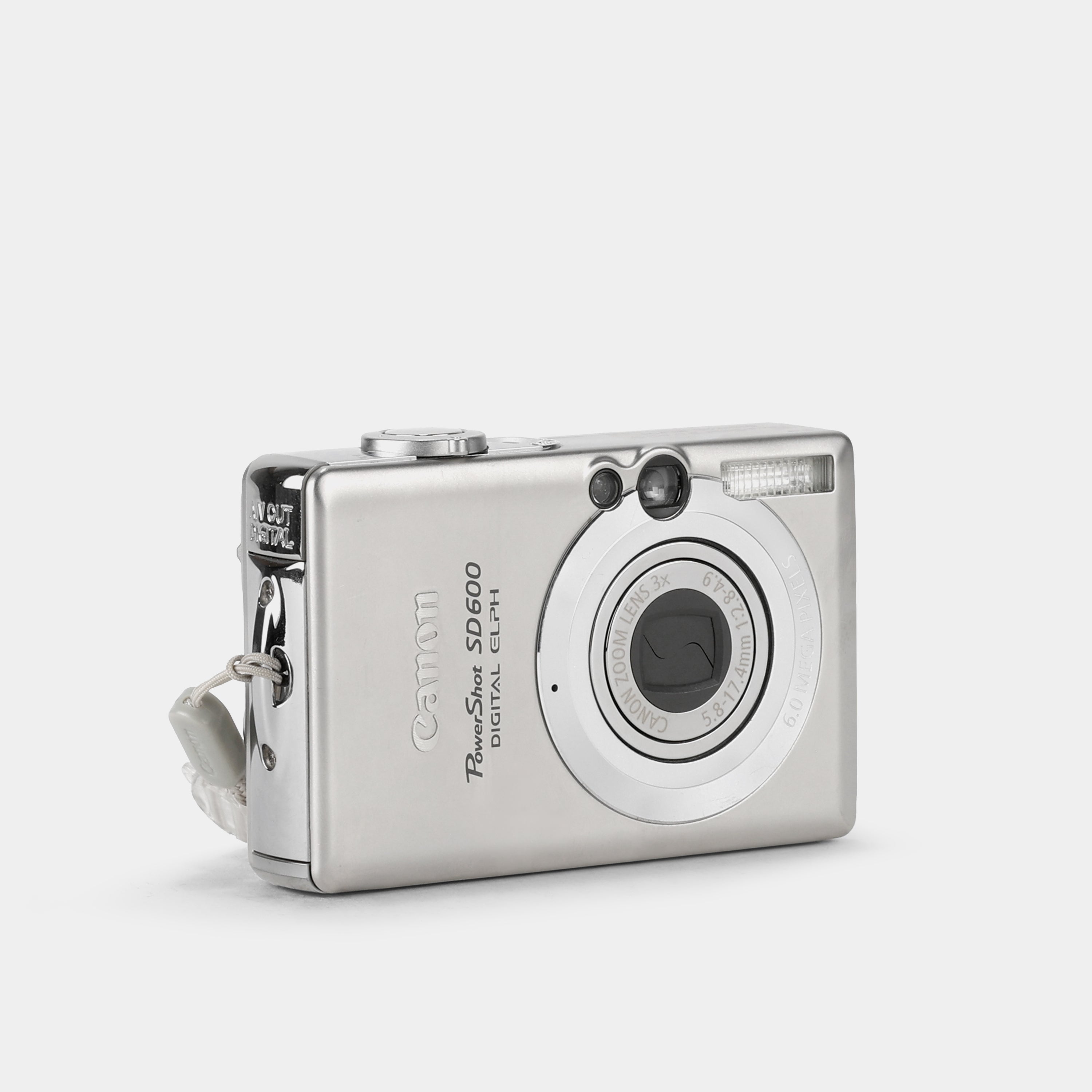 Canon PowerShot SD600 Digital Camera - 6MP, 3x Optical Zoom, Compact Point & Shoot for Travel, Vlogging & Everyday Photography