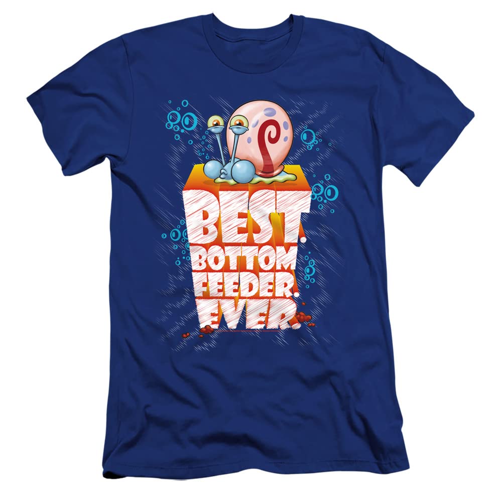 Spongebob Best Bottom Feed Ever Unisex Adult Graphic T-Shirt - Funny Cartoon Tee for Casual Wear, Gifts & Fan Merchandise