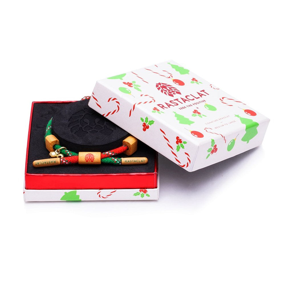 Rastaclat Ugly Sweater V2 Boxed Bracelet for Men - Adjustable Wristband for Christmas, Holiday Gifts & Casual Wear (Medium/Large)