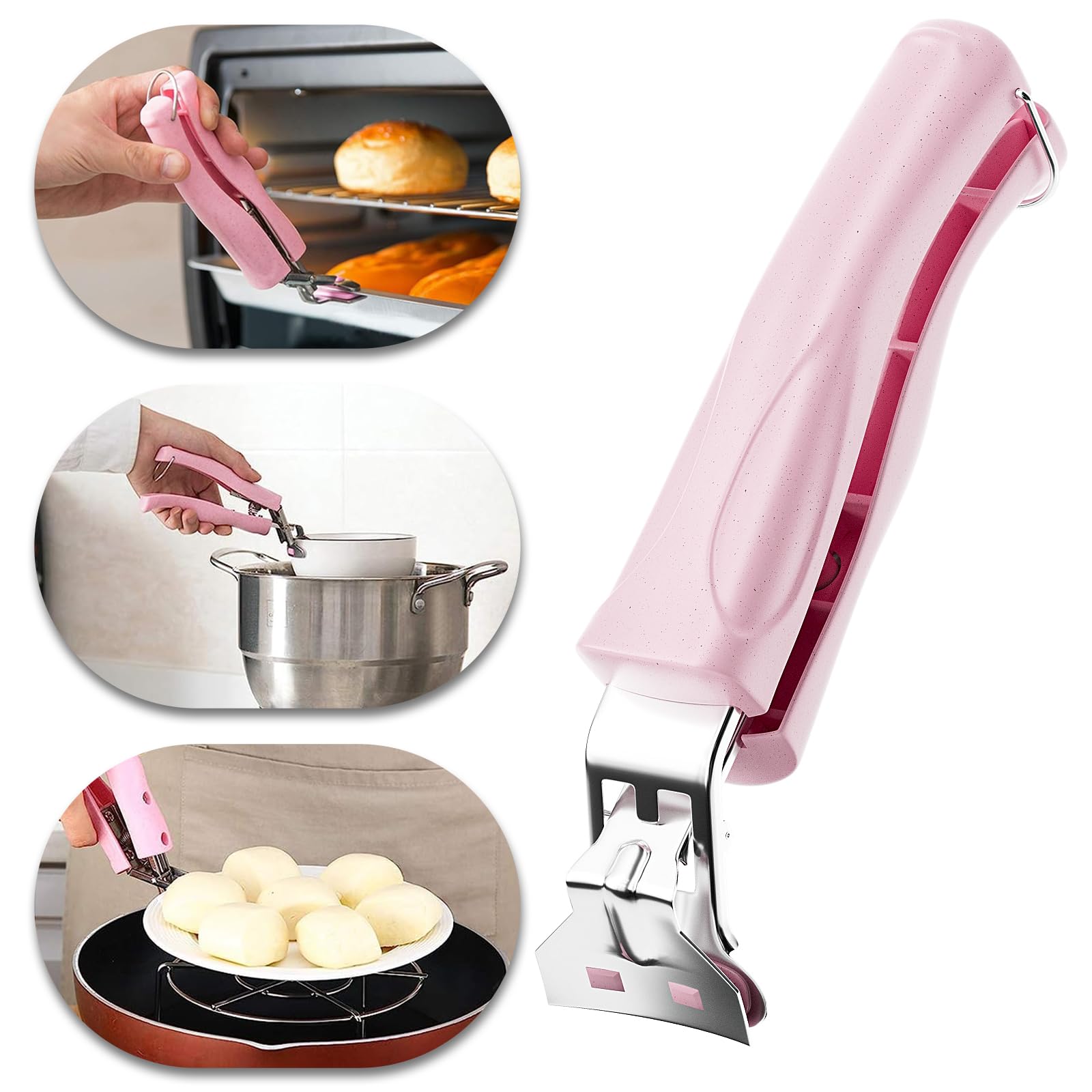 Premium 18/8 Stainless Steel Cookie Scoop Set with Trigger Release - 2 Tbsp (30ml/1oz) Thickened Ice Cream & Cookie Dough Scooper - Perfect for Baking, Ice Cream Parlors, and Home Kitchen Use - Includes Non-Slip Gripper (Great Gift Idea)