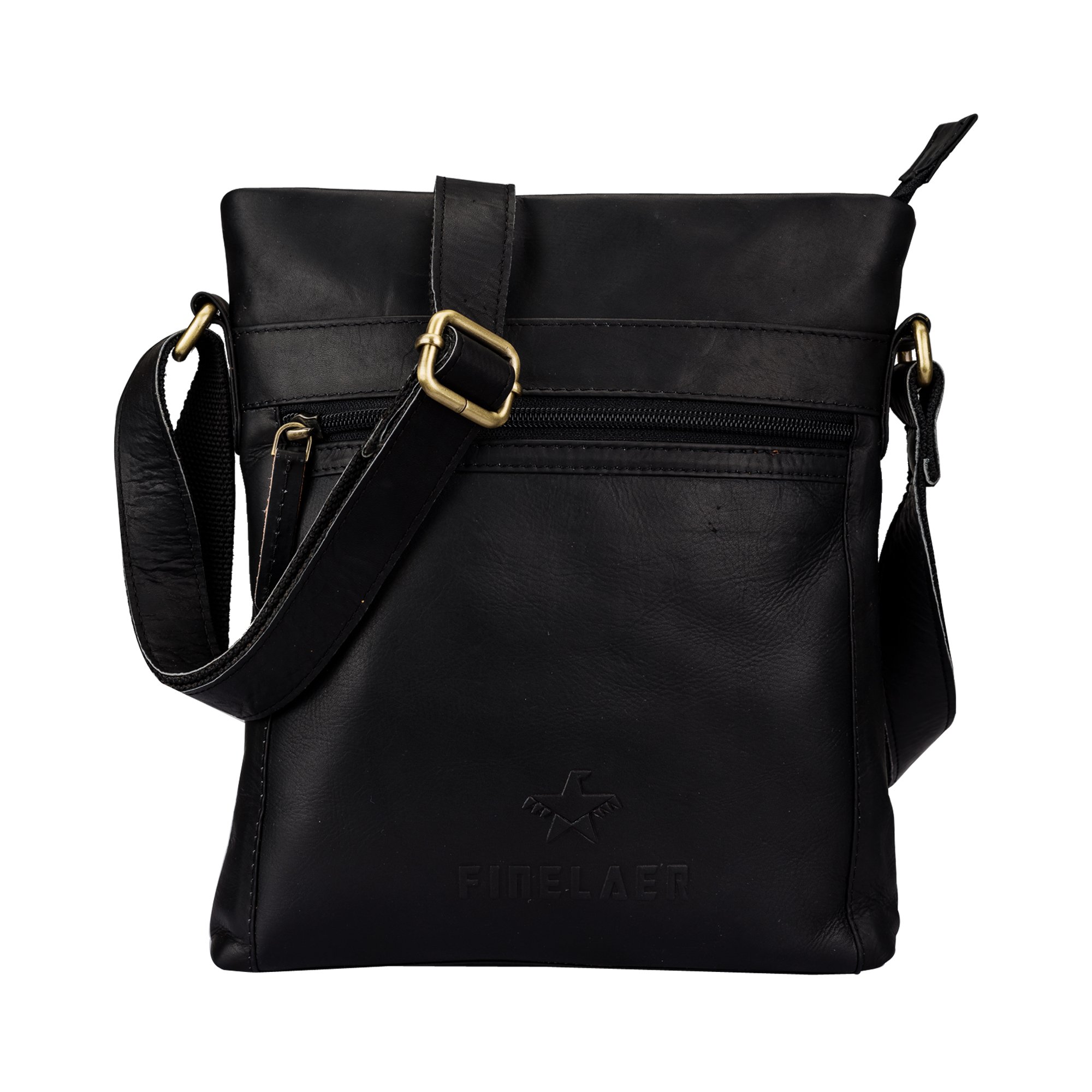 Finelaer Genuine Leather Crossbody Purse for Women - Stylish & Durable Handbag for Everyday Use, Travel, and Work