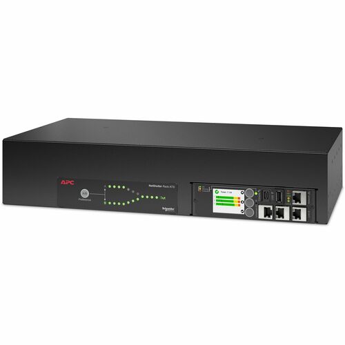 APC by Schneider Electric NetShelter Automatic Transfer Switch - 16 x IEC 60320 C13 & 2 x IEC 60320 C19 Outlets, 200V AC, 32A - Ideal for Data Center Power Redundancy and Server Rack Backup Solutions