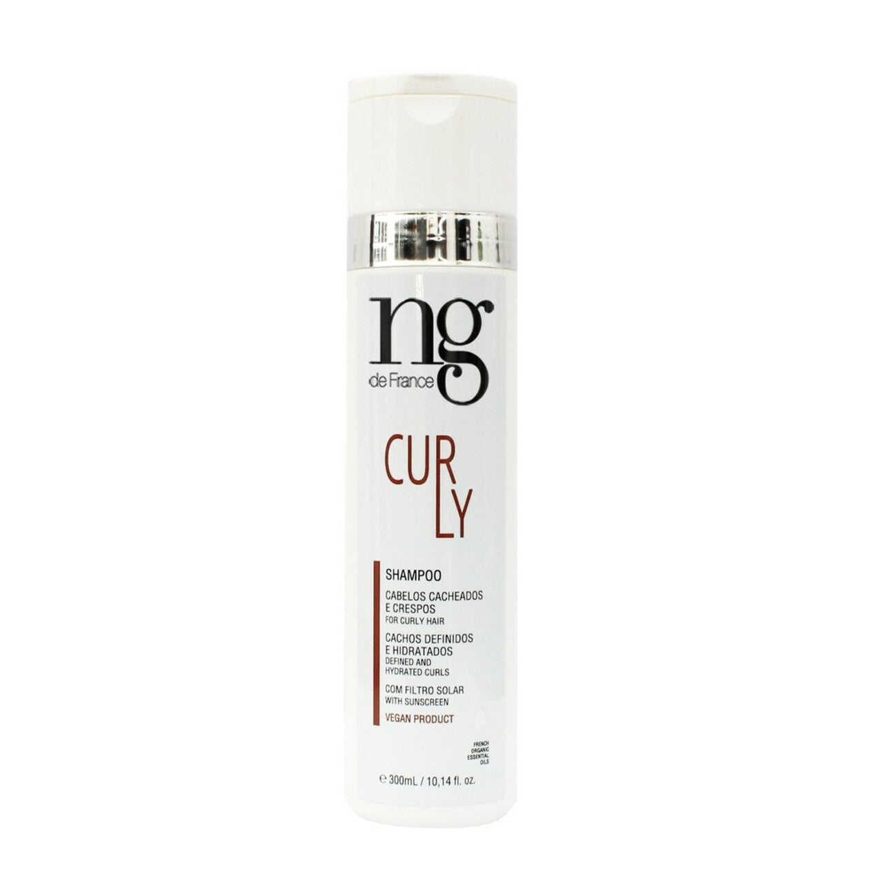 NG de France Curly Hair Shampoo 300ml - Hydrating & Frizz Control for Curly & Wavy Hair - Salon Quality Hair Care for Natural Curls at Home