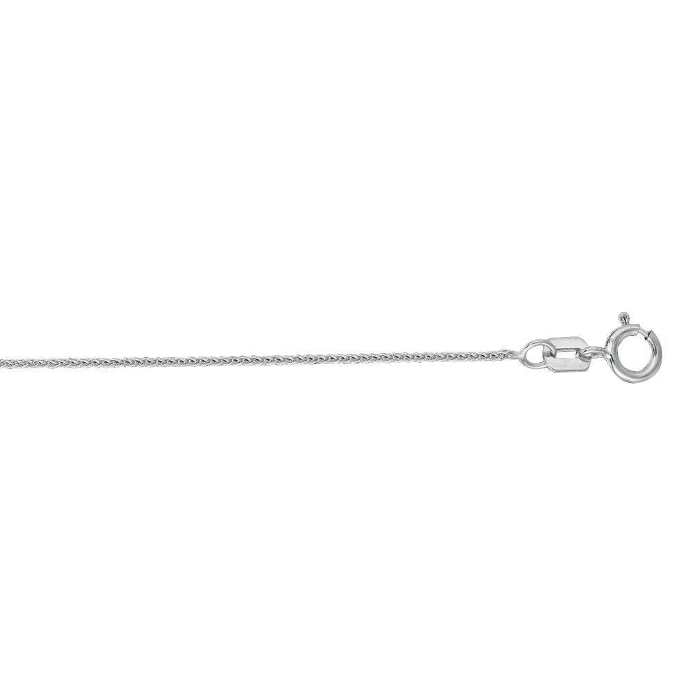 14K Gold 0.6mm Diamond Cut Round Wheat Chain Necklace for Women - Elegant Layering Piece for Everyday Wear & Special Occasions