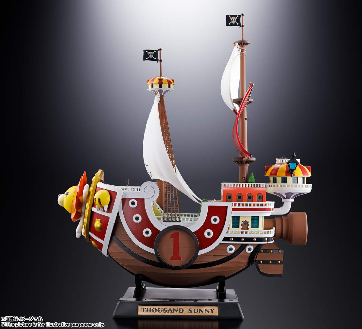 TAMASHII NATIONS One Piece Thousand Sunny Bandai Spirits Chogokin Die-Cast Metal Action Figure Collectible - Anime Model for Display & Gift for Fans