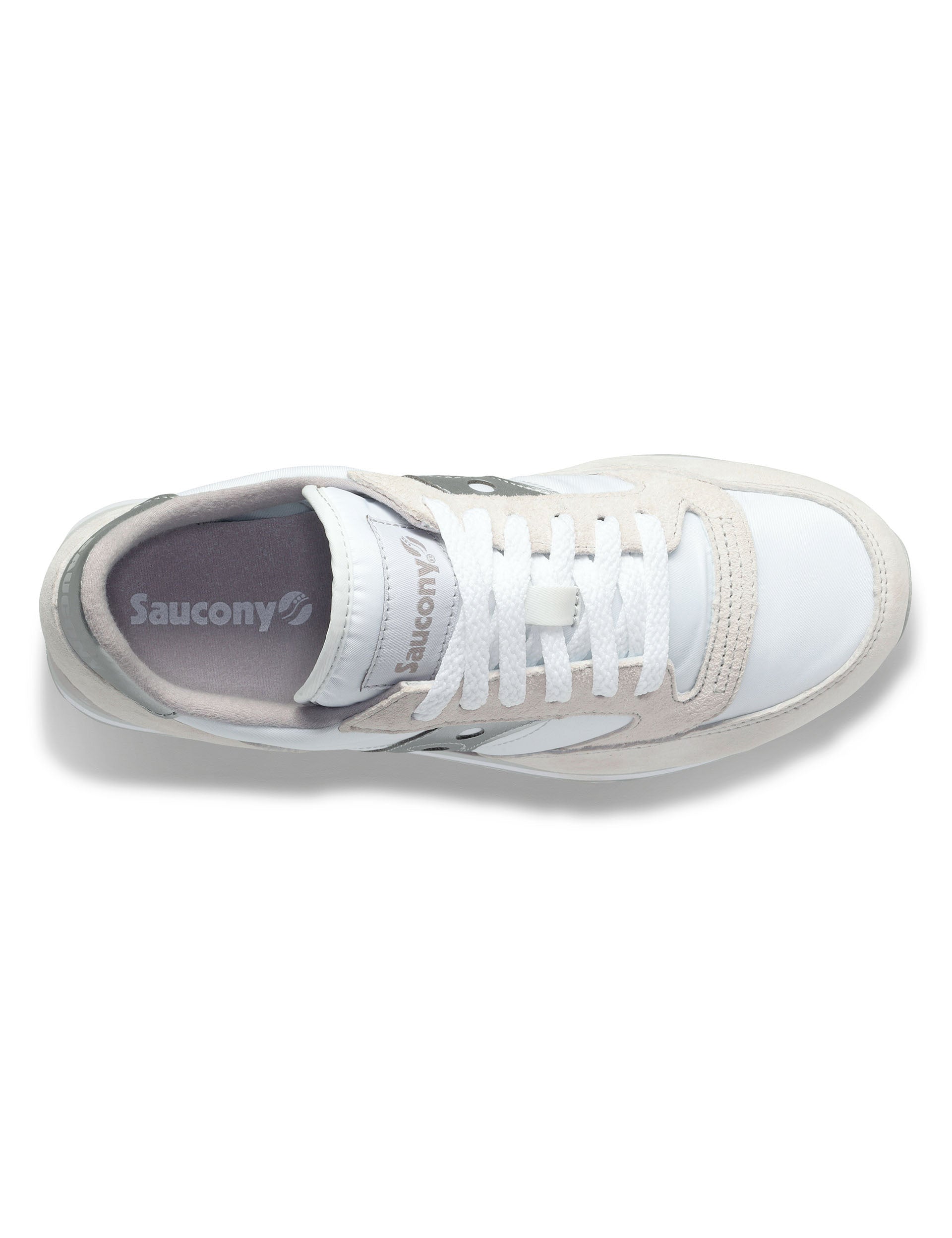 Jazz Triple White/Silver Sneakers - Stylish & Comfortable Men's/Women's Casual Shoes for Walking, Running & Everyday Wear