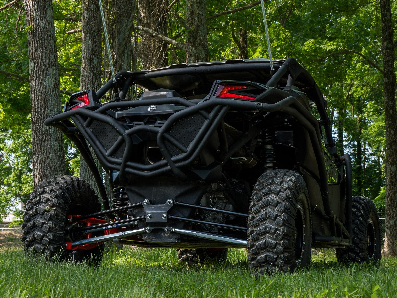 SuperATV Heavy Duty Aluminum Rear Radius Arms for Can-Am Maverick X3 64