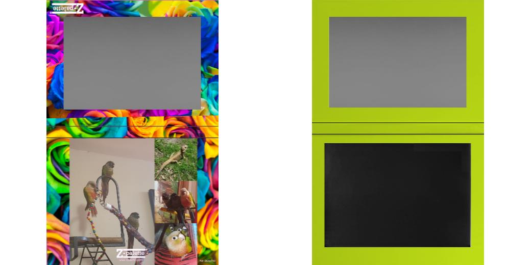 Custom Extra Large Magnetic Z Palette for Makeup Artists - Professional Empty Eyeshadow & Blush Organizer with Strong Magnets - Perfect for Travel, Home & Salon Use